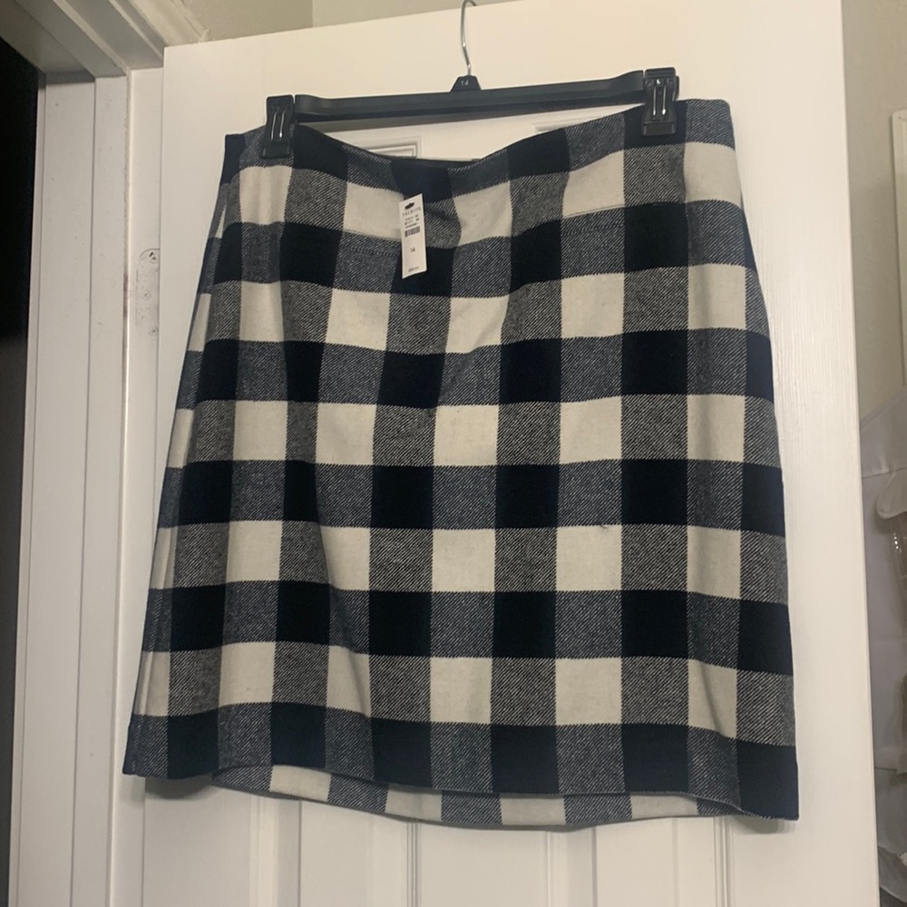 Talbots size 14 plaid pencil skirt